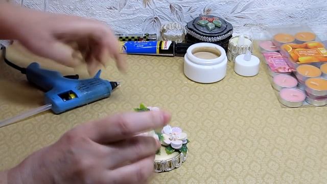 Мастер-Класс. Подсвечник из подручных и бросовых материалов. смотреть онлайн