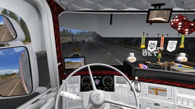 Euro Truck Simulator 2 (v1.35) - Scania RJL Tuning V8 Sound + Custom Interior [Ekeri Trailer] смотреть онлайн