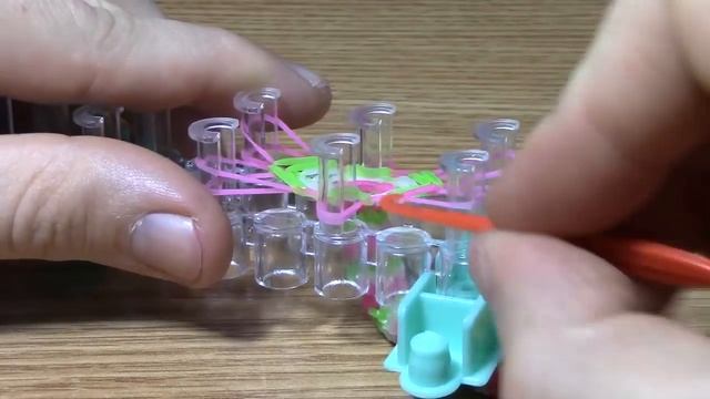 Гексафиш или рыбий хвост на шесть резинок Rainbow Loom Bands. Урок 13 смотреть онлайн