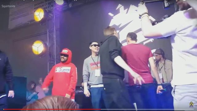 Гнойный вырвал у Замая микрофон и зафристайлил на битах смотреть онлайн