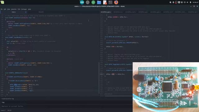 Receiving data over UART | STM32 development on Linux | VIDEO 4 смотреть онлайн