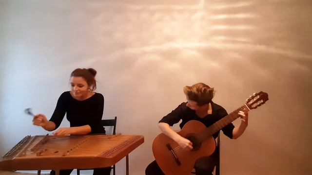 Belarusian Folk Song "Kupalinka" | David Lanfiesta "Vals Peruana" | #music #dulcimer #guitar смотреть онлайн