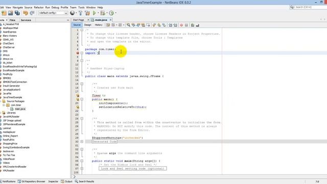 Java Swing Timer (javax.swing.Timer) смотреть онлайн
