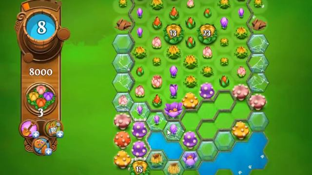 Blossom Blast Saga Level 711 - NO BOOSTERS