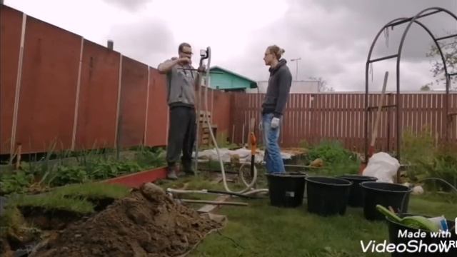 Скважина. Абиссинская скважина. Ручное гидробурение. смотреть онлайн