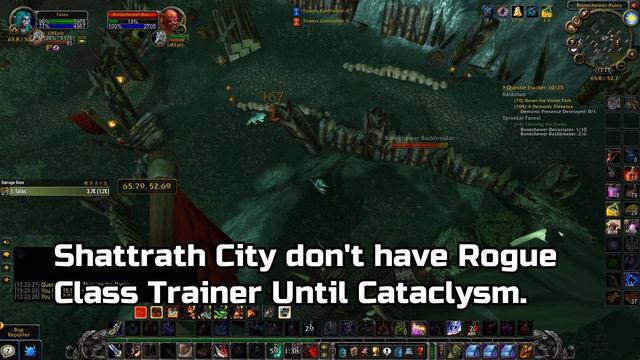 Shattrath City Rogue Trainer Location WoW TBC смотреть онлайн