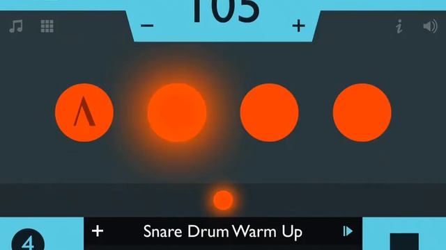 Snare Drum Warmup Metronome Click Track смотреть онлайн