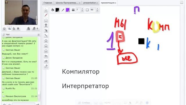 Программирование с нуля от ШП - Школы программирования Урок 2 Часть 2 Курсы java Курсы 1с торговля смотреть онлайн