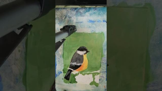 Рисуем синичку. #синичка#семьядети#птицы#рисуемпросто смотреть онлайн