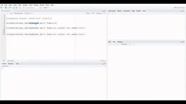 Strip Chart Visualization