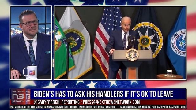 WATCH: Biden So FAR GONE He Has to Ask his Handlers if It’s OK to Leave смотреть онлайн
