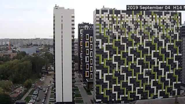 Стройка ЖК Летний сад (2 камера) 04 сентября 2019 г смотреть онлайн