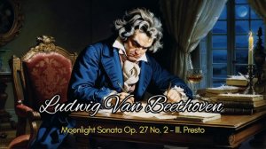 Бетховен, Лунная соната Op.27 No.2 - lll. Престо