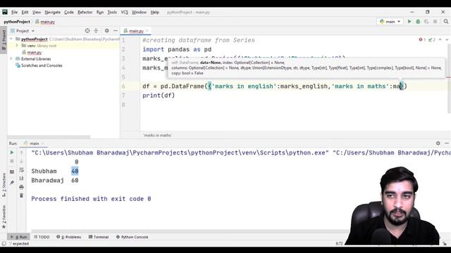 8. Introduction to DataFrame using Multiple Series() | Sorting Values in Python | Python XI/XII CBS смотреть онлайн