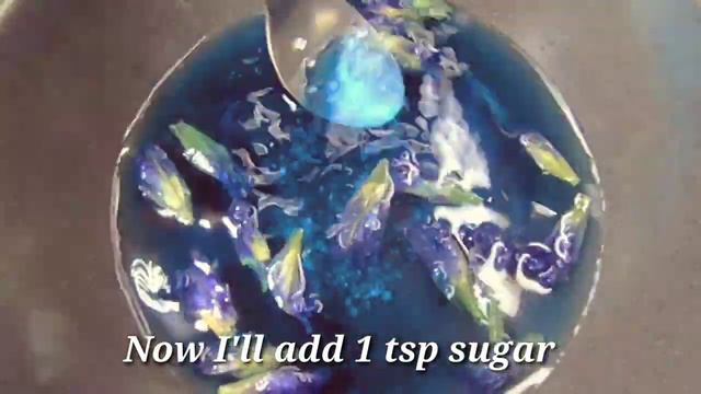 Butterfly pea flower tea || How to make blue & purple tea || Healthy herbal tea || Pots of spice смотреть онлайн