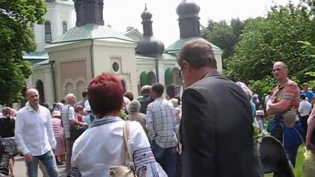 Троица 31 мая 2015 года в Ионинском монастыре в Киеве смотреть онлайн