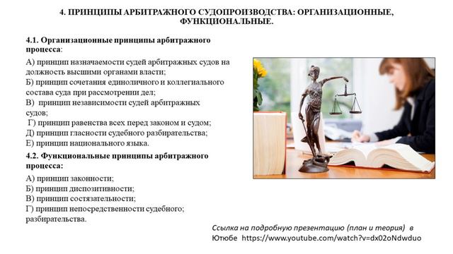 АРБИТРАЖНОЕ СУДОПРОИЗВОДСТВО (план) смотреть онлайн