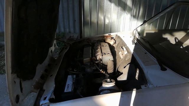 Ford Fiesta MK2 1.6 D cold start after 3 month смотреть онлайн