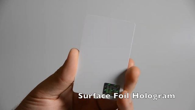 Photo ID Service Bureau Custom Surface Foil Hologram смотреть онлайн