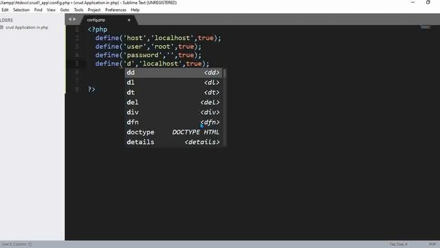 Crud Application in php | How To Create Configuration File in php 2021 смотреть онлайн