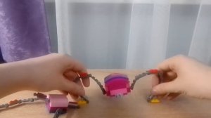 Лего самоделка Мамочка длинные ноги.