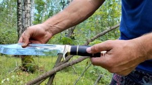 ❤ Тест ножа Крокодила Данди