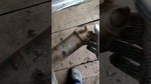 Устанавливаем кардан от классики на минитрактор переломку