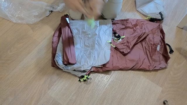 Распаковка палатки (1.6 кг) NatureHike Cloud Up 2 купленной на Aliexpress смотреть онлайн