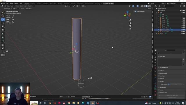 Быстрая и простая оптимизация цилиндров в Blender смотреть онлайн