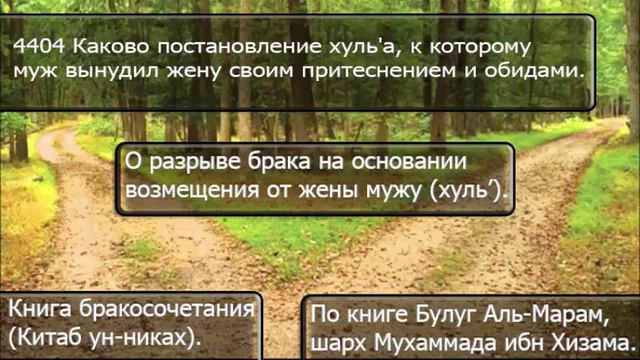 4404 Каково постановление хуль'а, к которому муж вынудил жену своим смотреть онлайн