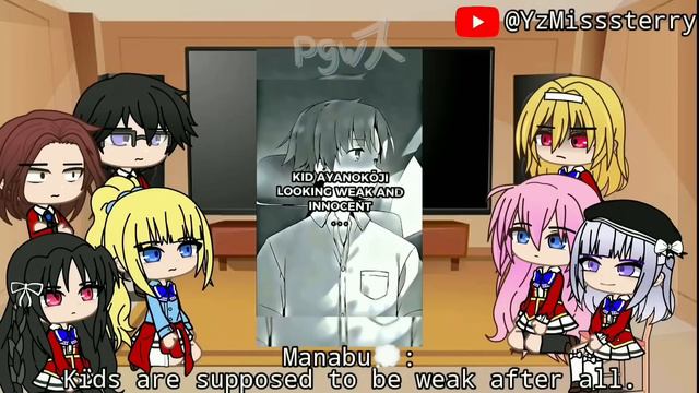 Classroom of the Elite react to Ayanokoji Kiyotaka「Full Video」 смотреть онлайн