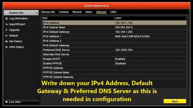 HIKVISION NVR/DVR NETWORK SETUP смотреть онлайн