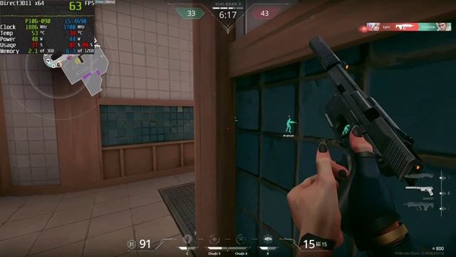 P106-90 - i5 4690 RAM 12GB [VALORANT] смотреть онлайн