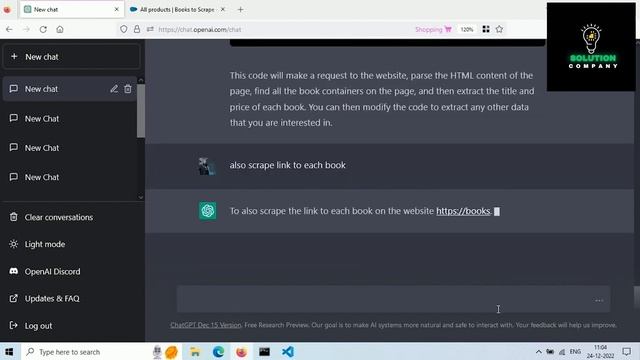 Web Scraping Using ChatGPT (2023) смотреть онлайн