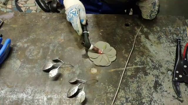 Роза своими руками, Роза из металла , нержавеющая роза, вечная роза. смотреть онлайн