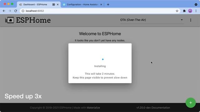 ESPHome Dashboard: creating a new configuration смотреть онлайн