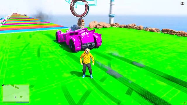 НОВЫЙ ЭКСПЕРИМЕНТ В ГТА 5 ! КАК ДАЛЕКО РЕАКТИВНЫЙ БЭТМОБИЛЬ ПРОЕДЕТ ПО УДЛИНЯЮЩИМСЯ БЛОКАМ ? смотреть онлайн