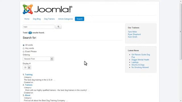 The Joomla 3 Search Component and Module смотреть онлайн