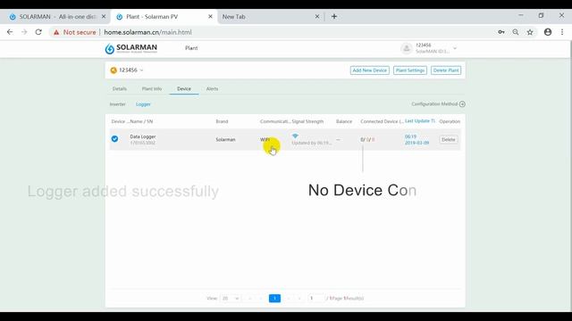 SOLARMAN Wifi Configuration With PC смотреть онлайн