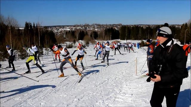 Старт лыжного марафона Шижма 2014 смотреть онлайн