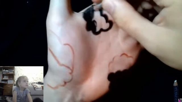 Реакции №1 Рисунки на руке