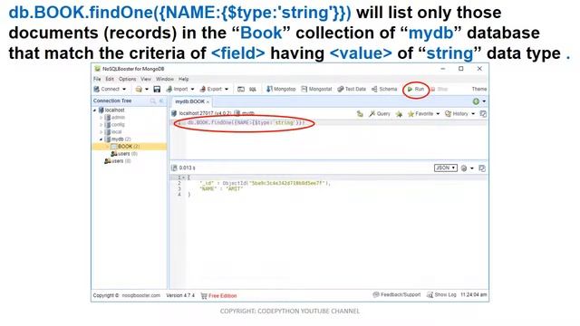 Read operations in MongoDB (4.0.2) смотреть онлайн