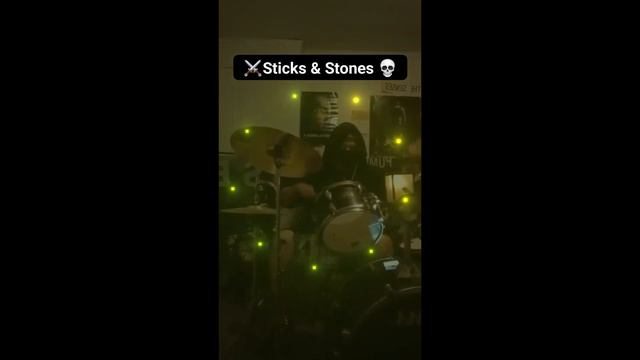 Silent Theory - "Sticks And Stones" Drum Cover @RedPillBarbarianContrastMedia смотреть онлайн