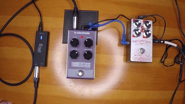 TC Electronic Thunderstorm Flanger Guitar Pedal Unboxing And Review