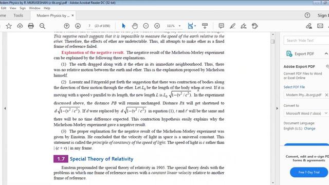 ,Department of Physics, Allied Physics IIUnit-1 (Specific Theory of relativity). смотреть онлайн
