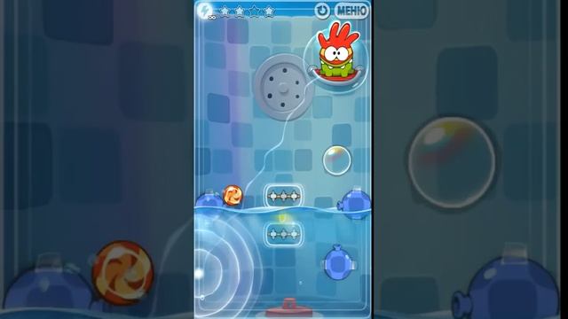 Cut The Rope Experiments Bath Time All Levels (Power-up)