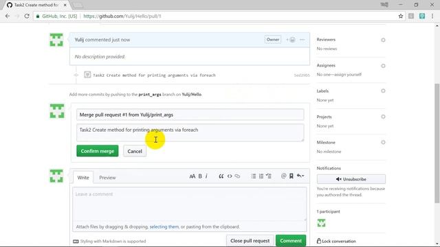 Work with GitHub via Intellij Idea git pluging смотреть онлайн