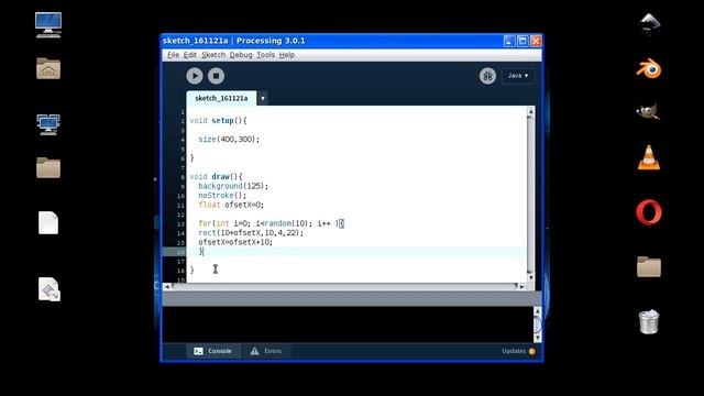 Processing 3. Пользовательские функции и создание эффектов смотреть онлайн