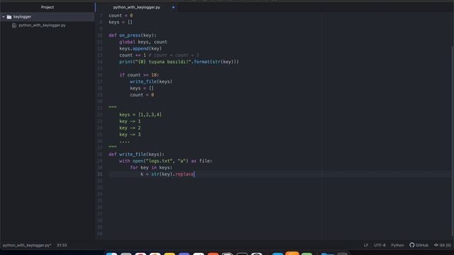 Python ile Keylogger Yapımı | Furkan Gülşen смотреть онлайн