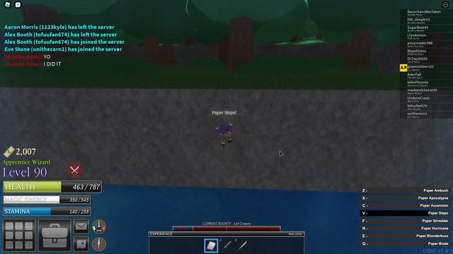 struck by lightning in WoM | ROBLOX World Of Magic (Arcane Odyssey) смотреть онлайн